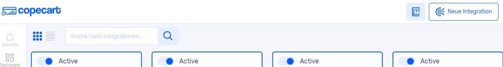Copecart neue Integration